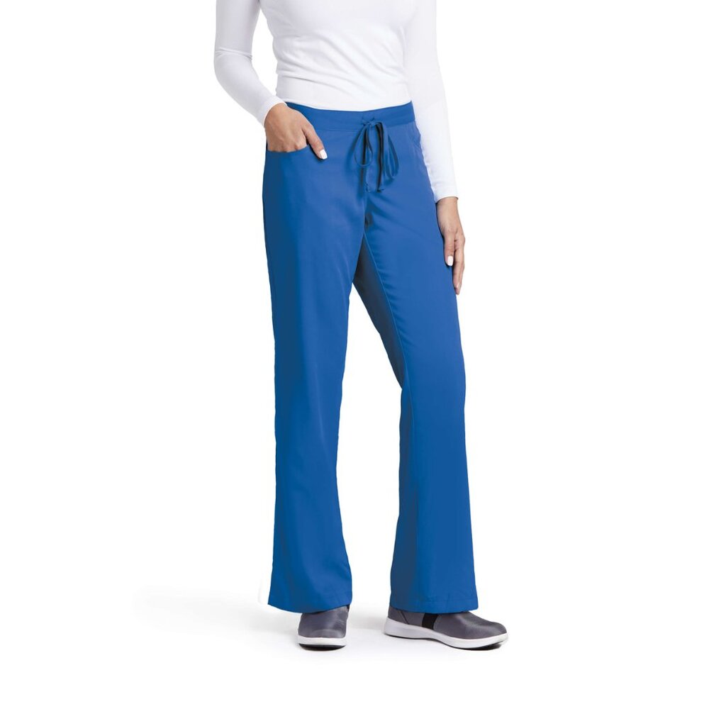 Grey's Anatomy NWT Petite New Royal Scrub Pants 4232P Women's Small Petite